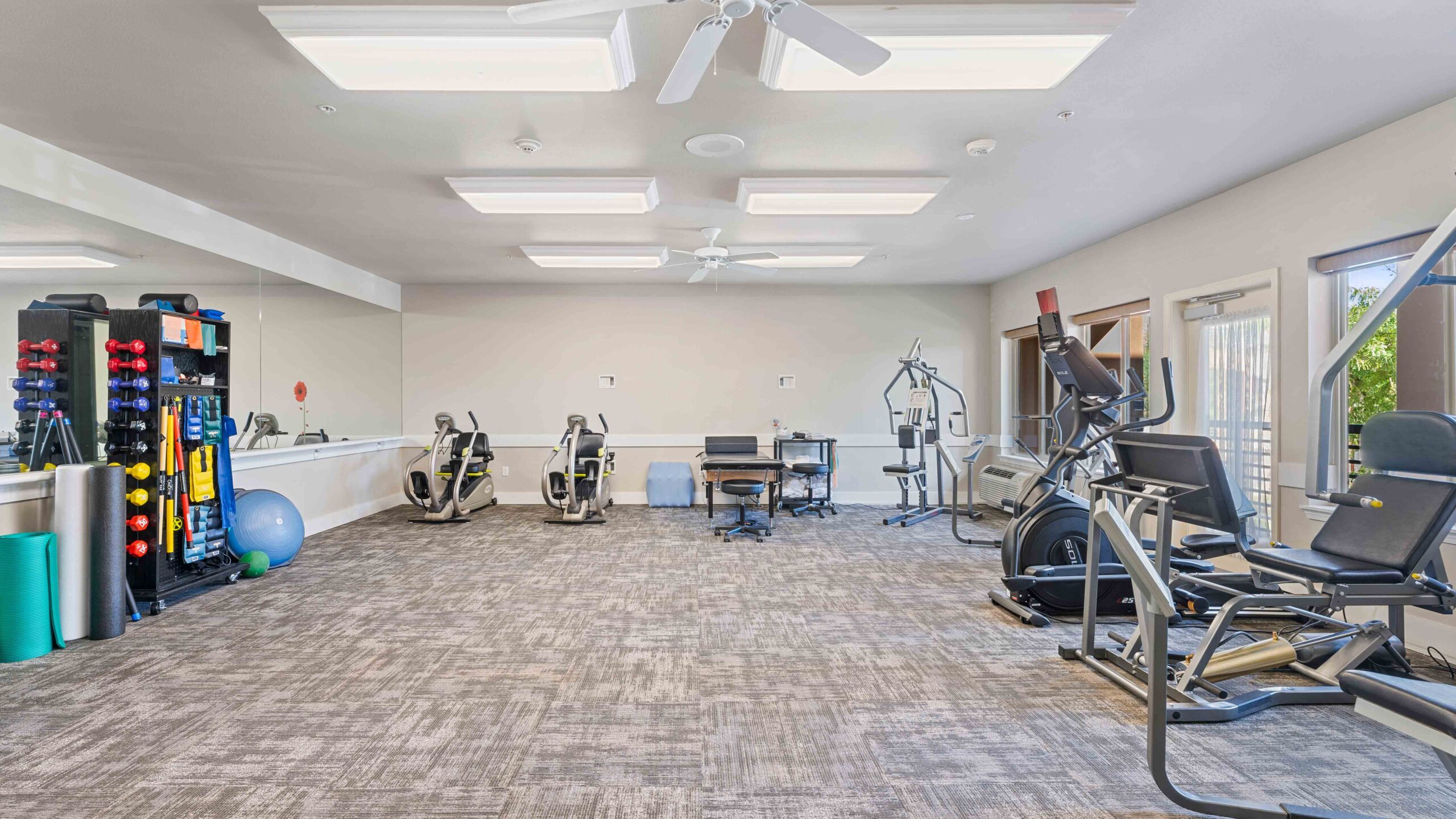 The fitness center at The Palms at La Quinta